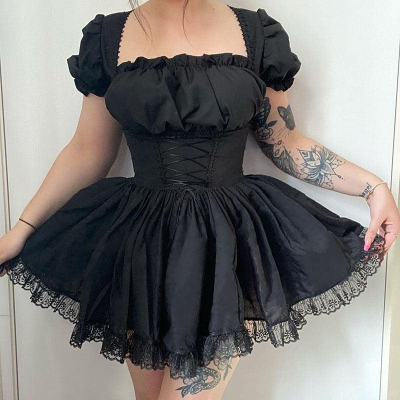 Gothic Mini Dress