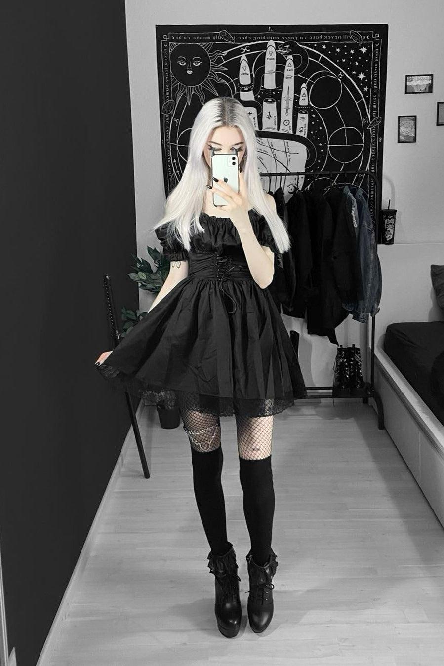 Goth mini outlet dress